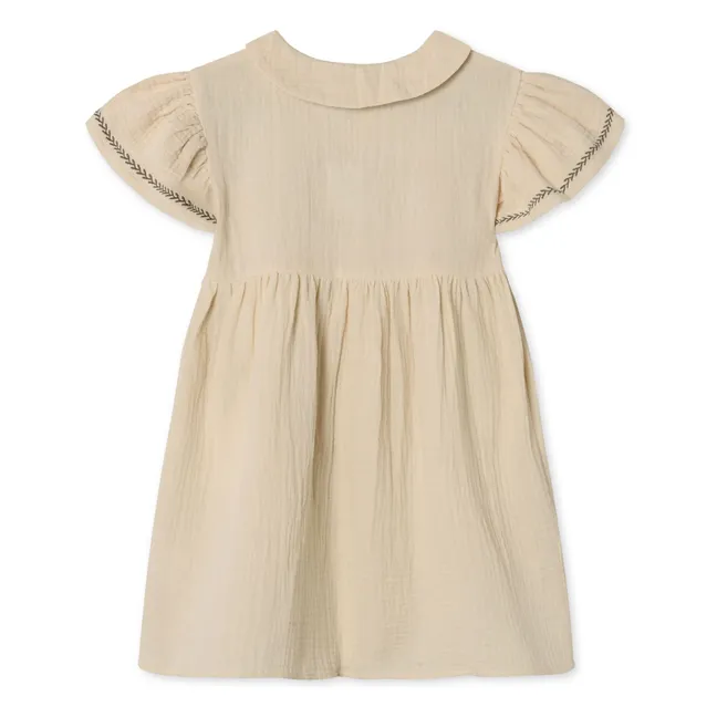 Robe Amour Fleurs | Ecru