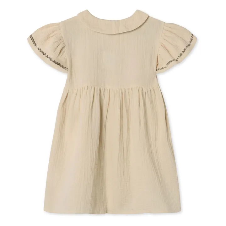 Robe Amour Fleurs | Ecru- Image produit n°1