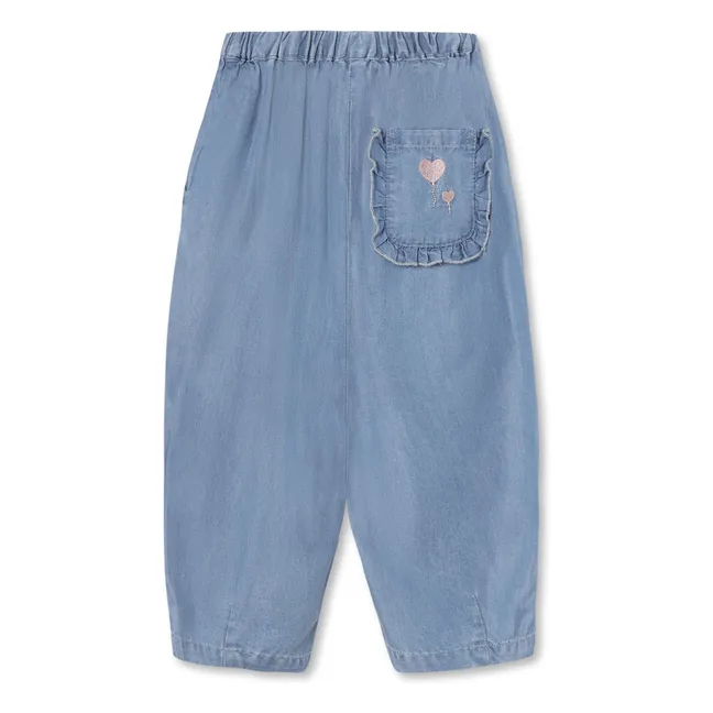 Pantaloni Helene Tencel | Azzurro