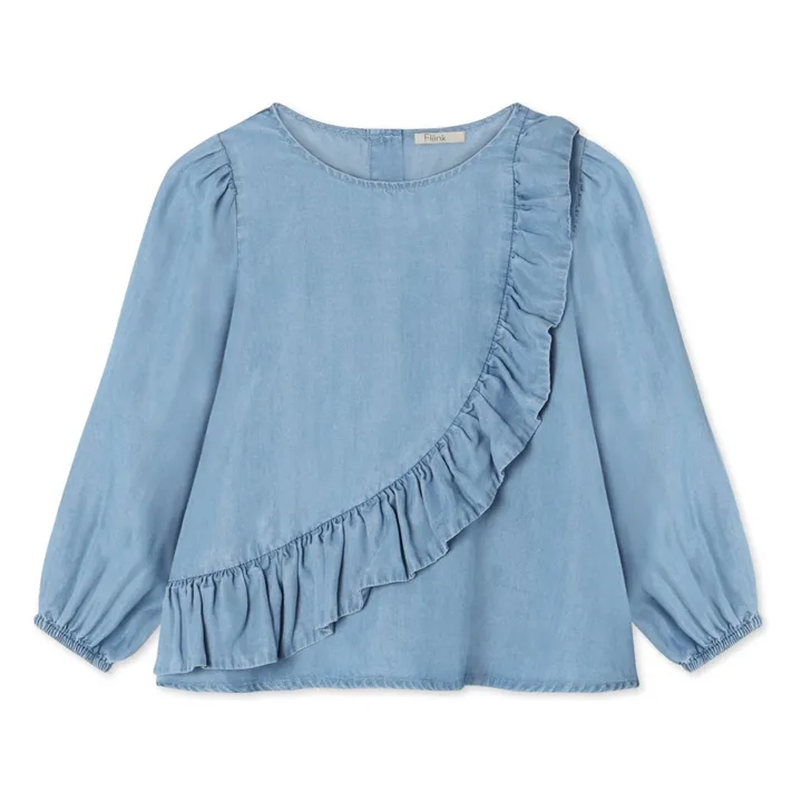 Blouse Helene Tencel | Bleu Clair- Image produit n°0