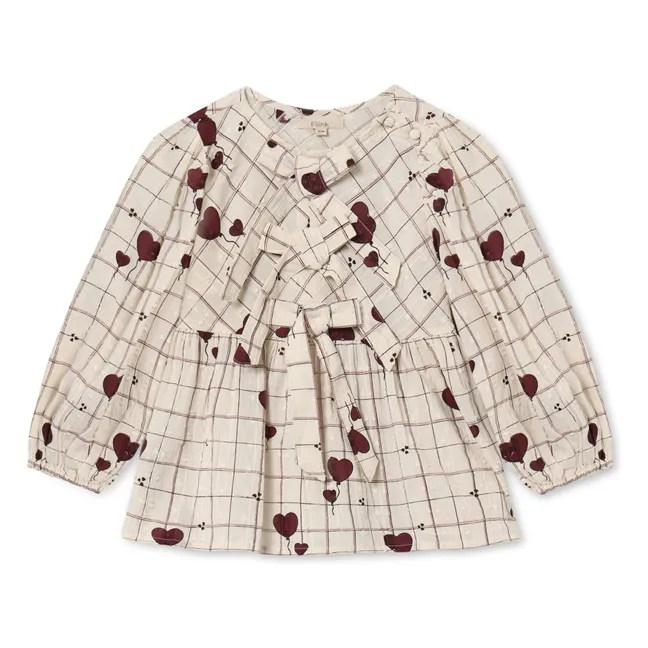 Blusa de cuadros Ilove | Crudo