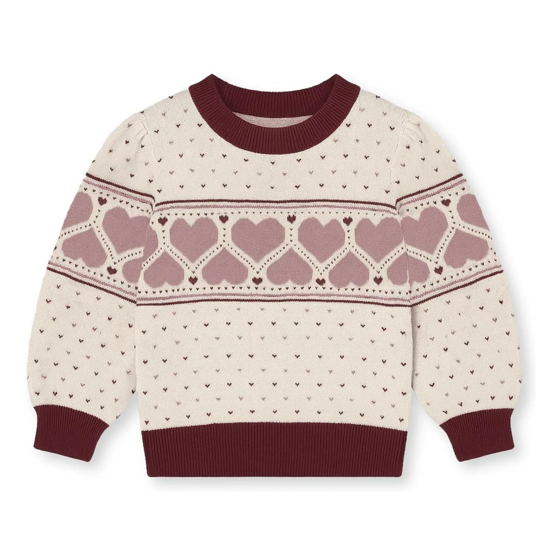 Fliink Ecru Hearty Organic Cotton Sweater