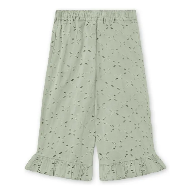 Pantalon Harper Brodé | Gris clair