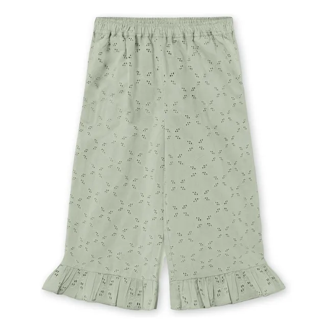 Pantalón Harper bordado | Gris Claro