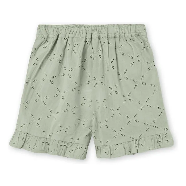 Pantalones cortos bordados Harper | Gris Claro