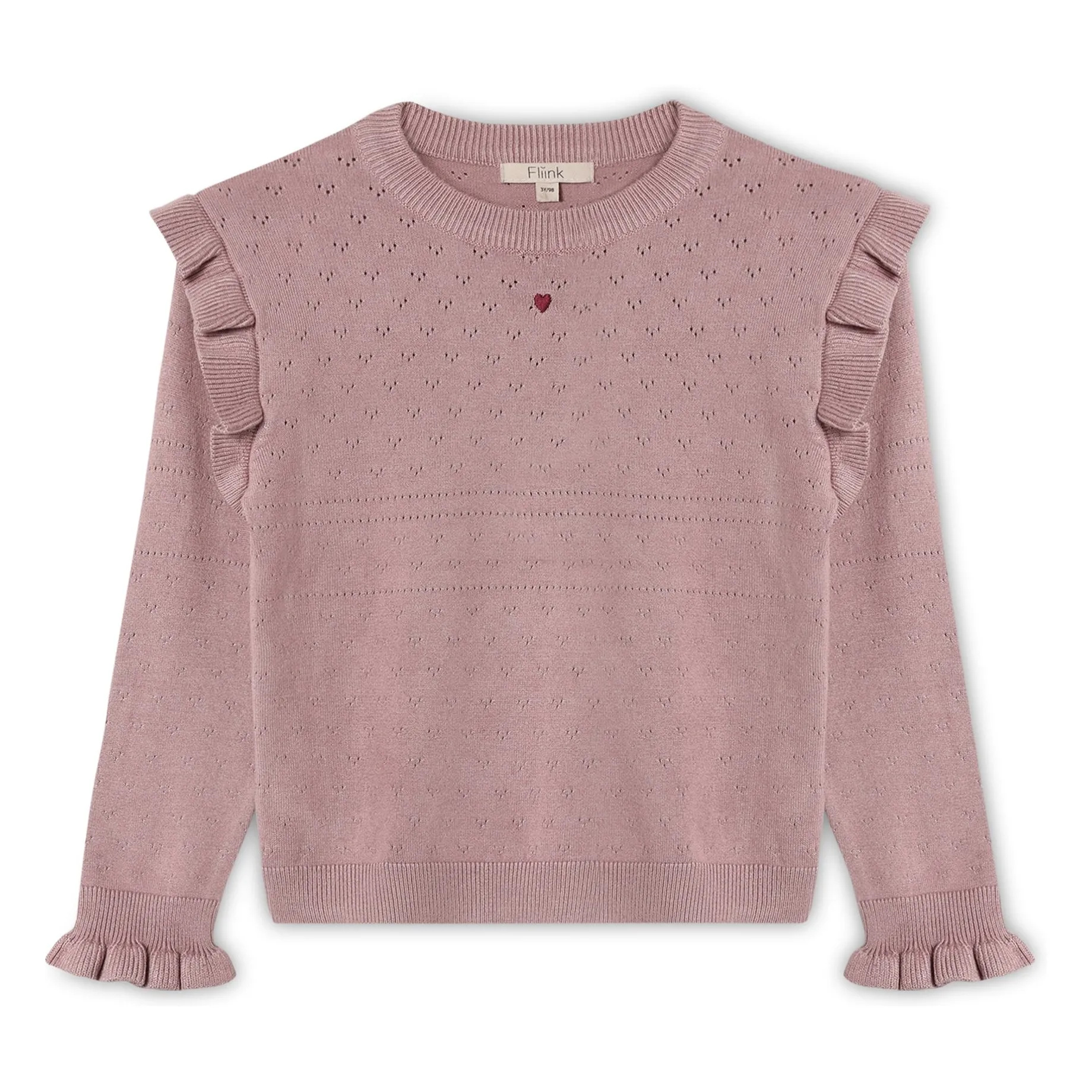 Fliink Rosewood Fame Recycled Fiber Sweater