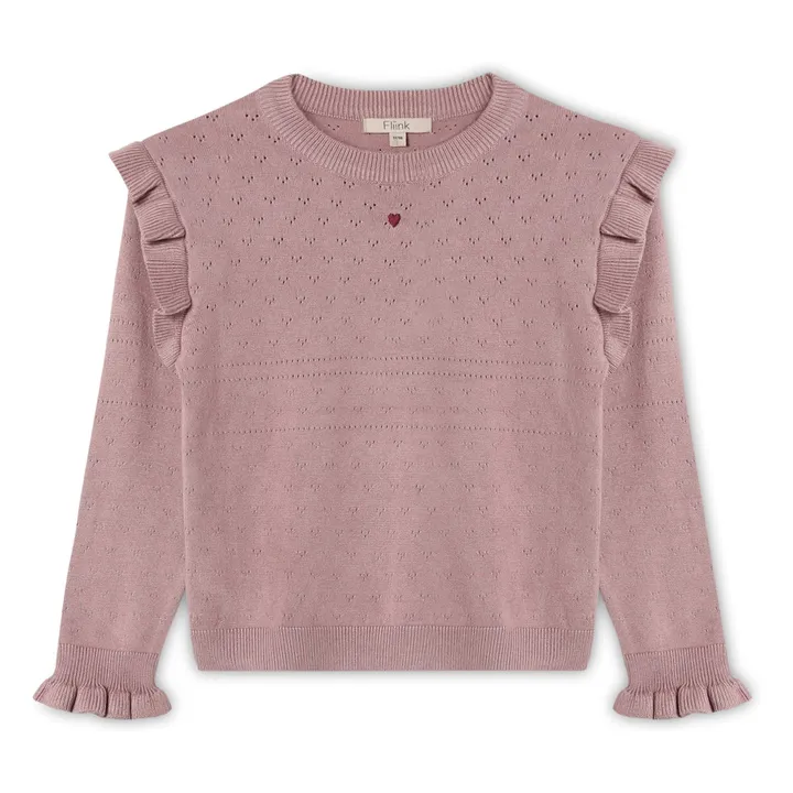 Pull Fame Fibres Recyclées | Bois de rose- Image produit n°0