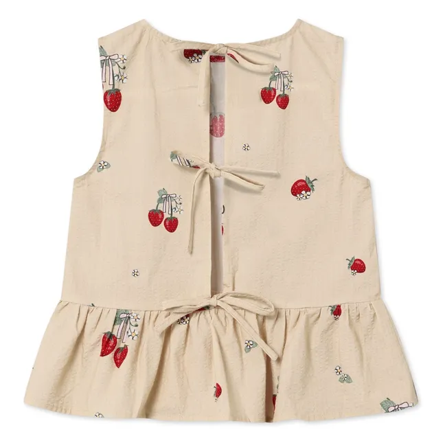 Top de fresa Elma | Crudo