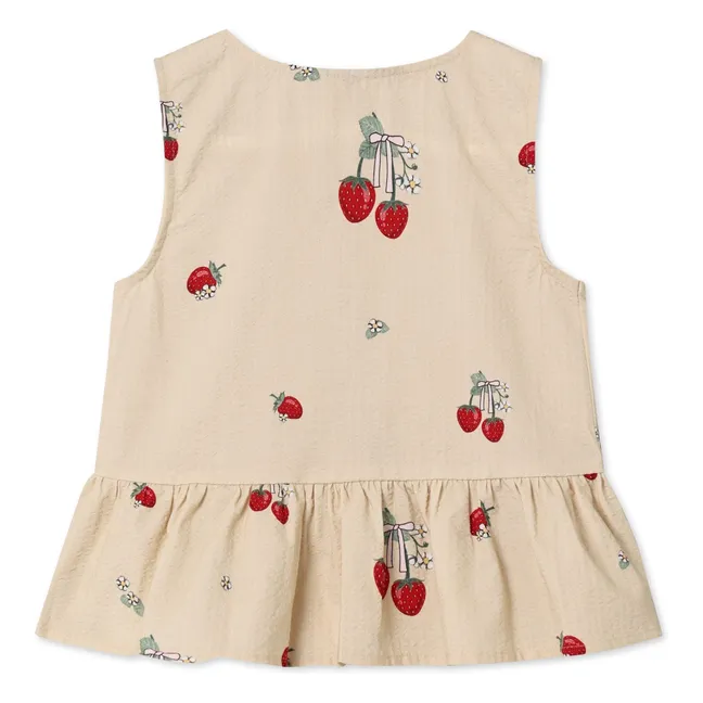 Top de fresa Elma | Crudo