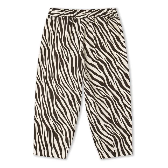 Pantalones Duna Zebra | Negro