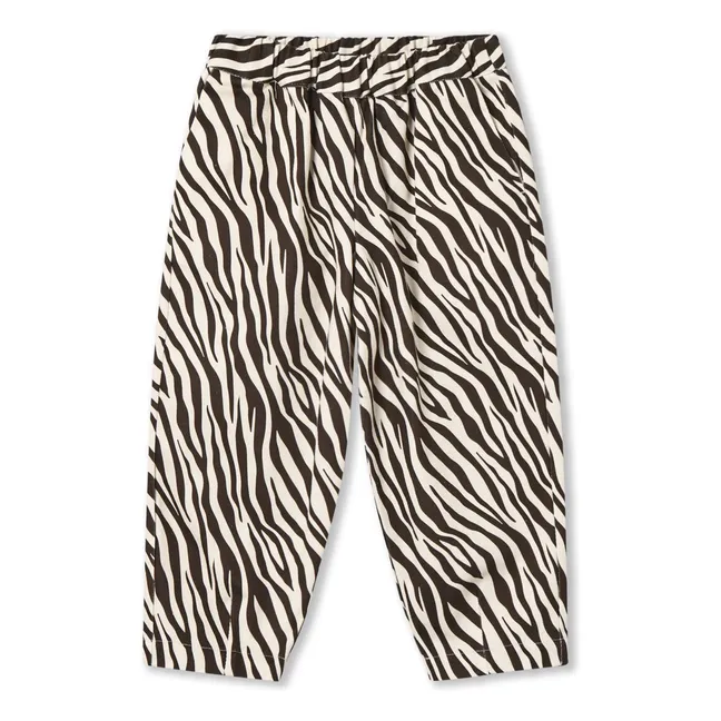 Duna Zebra Pants | Black