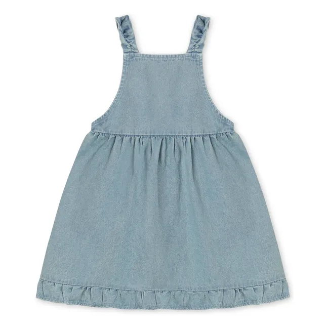 Robe Salopette Denim Don | Bleu Clair