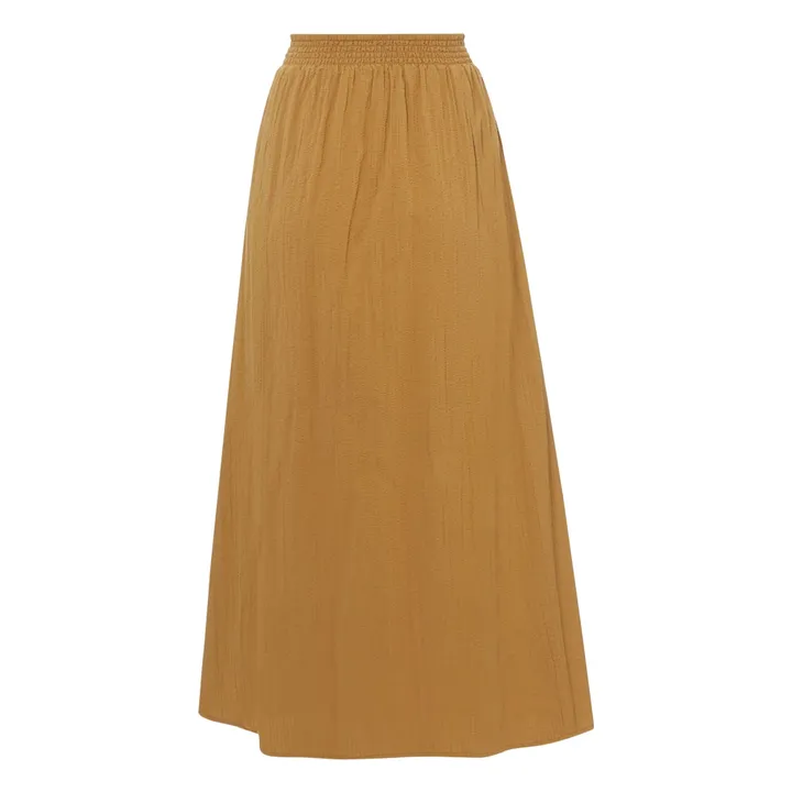 Jupe Raquel Rayures Dobby | Beige- Image produit n°1