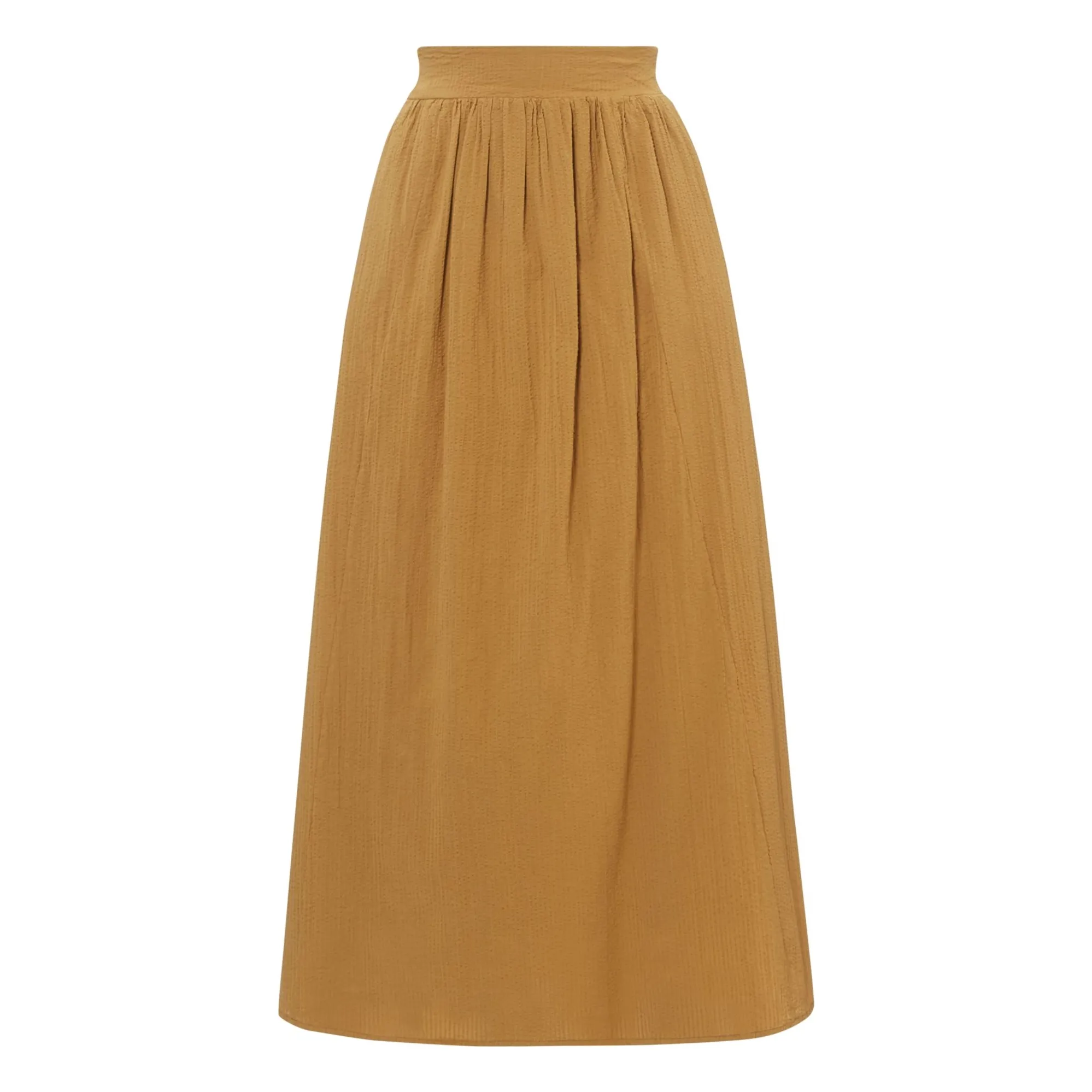 Bellepiece Beige Raquel Skirt Dobby Stripes