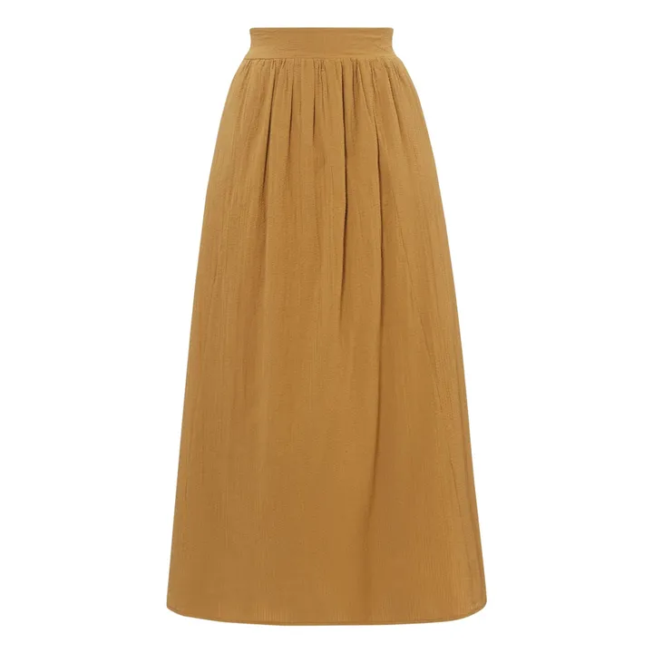 Jupe Raquel Rayures Dobby | Beige- Image produit n°0