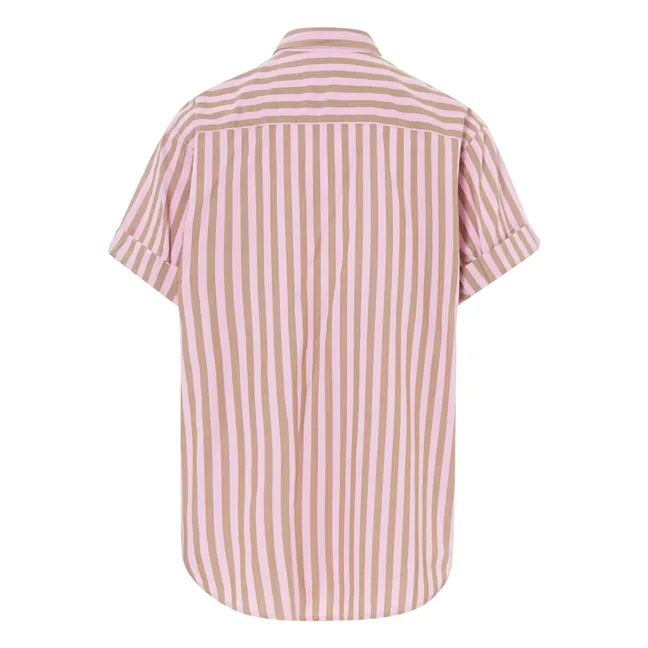Channing Stripes shirt | Pink