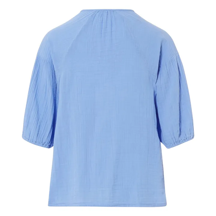 Blouse Felicity Gaze de Coton | Bleu- Image produit n°1