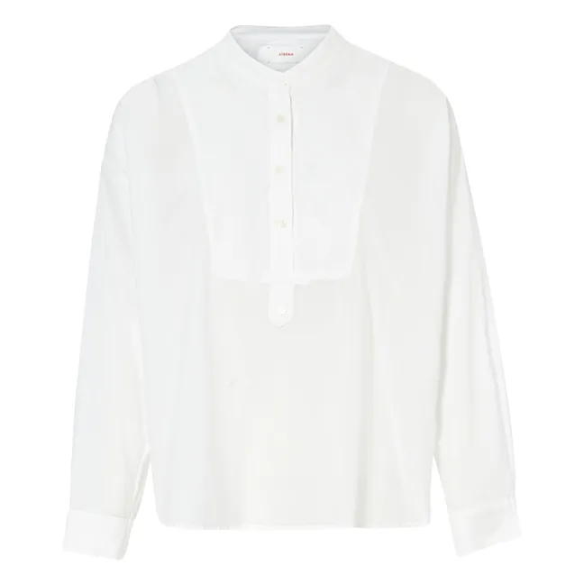 Jones Bluse aus Baumwollpopeline | Weiß