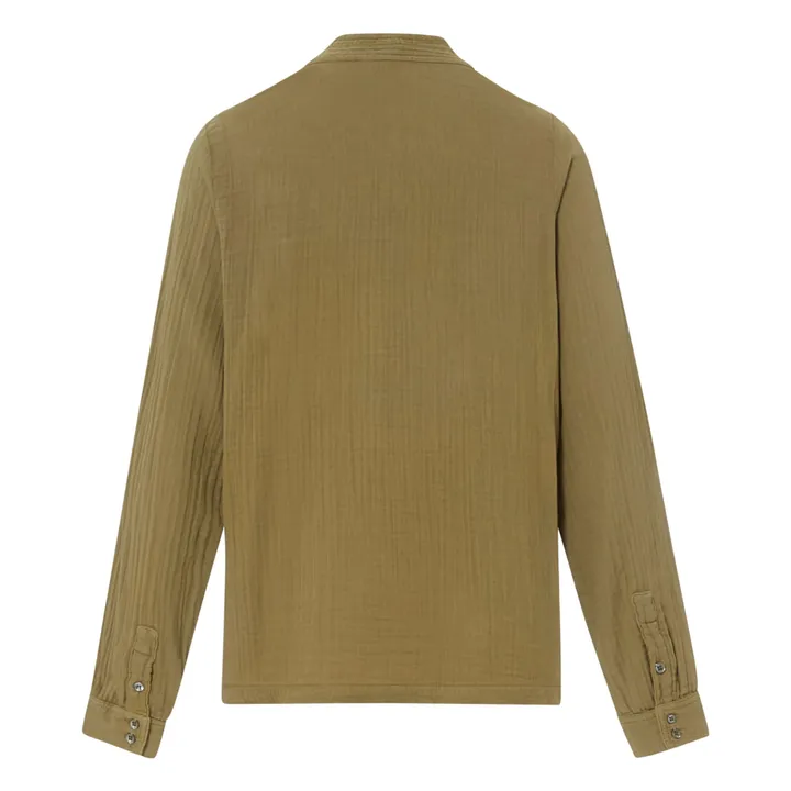 Blouse Hutton | Vert kaki- Image produit n°1