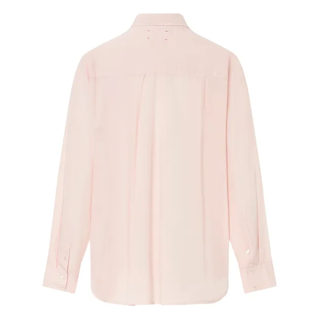 Sydney Cotton Poplin Shirt | Peach