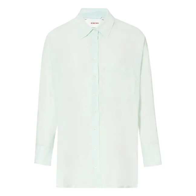 Sydney Cotton Poplin Shirt | Mint Green
