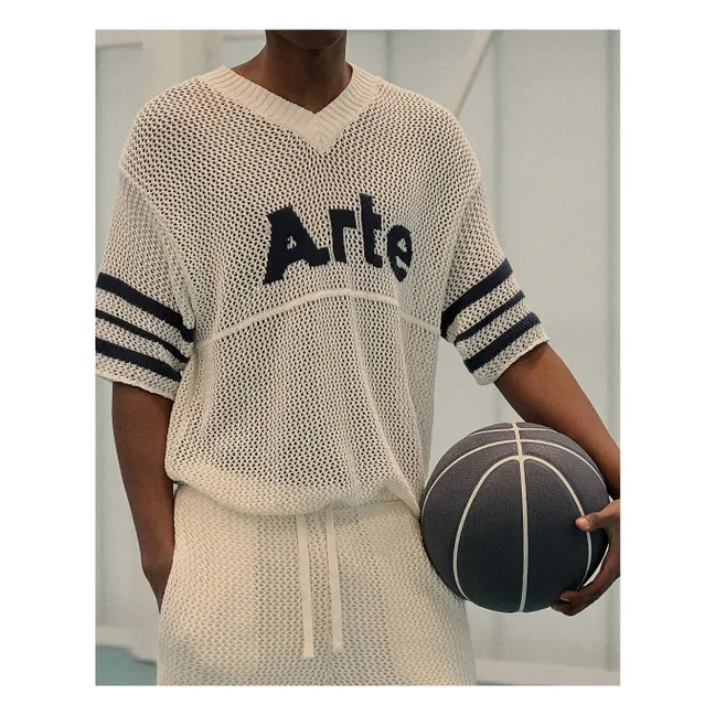 American Knit T-Shirt | Weiß