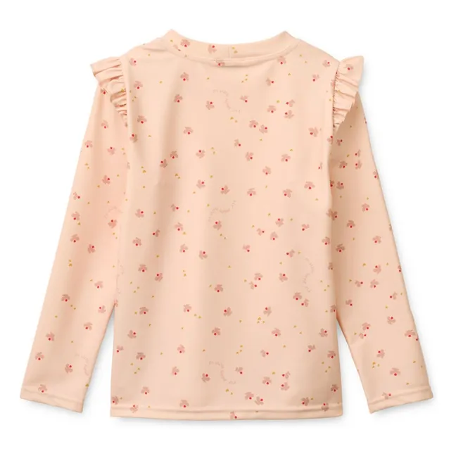 Tenley Camiseta de baño con protección UV Mariposas Fibras Recicladas | Rosa