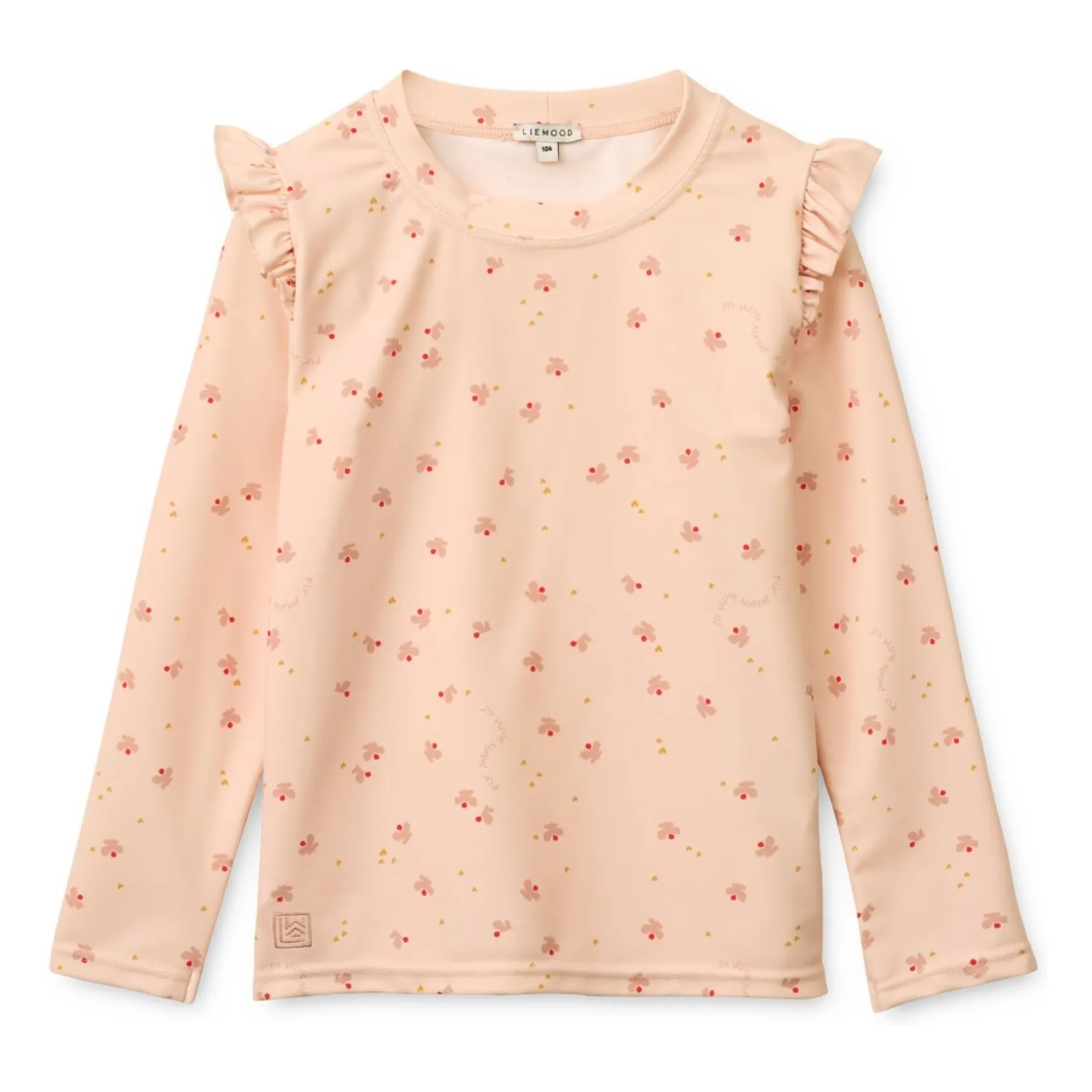 Liewood Pink Tenley Uv Protection Bath T-Shirt Butterflies Recycled Fibers