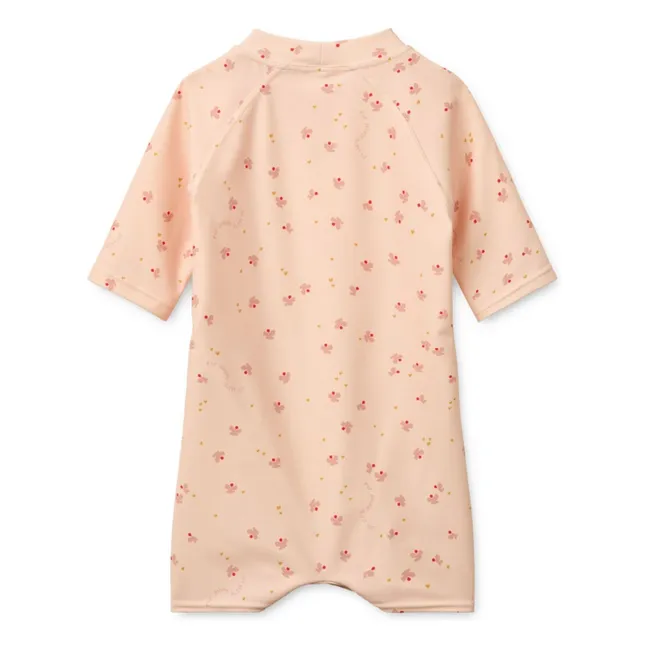 Combinaison de Bain Anti-UV Thor Papillons Fibres Recyclées | Rose
