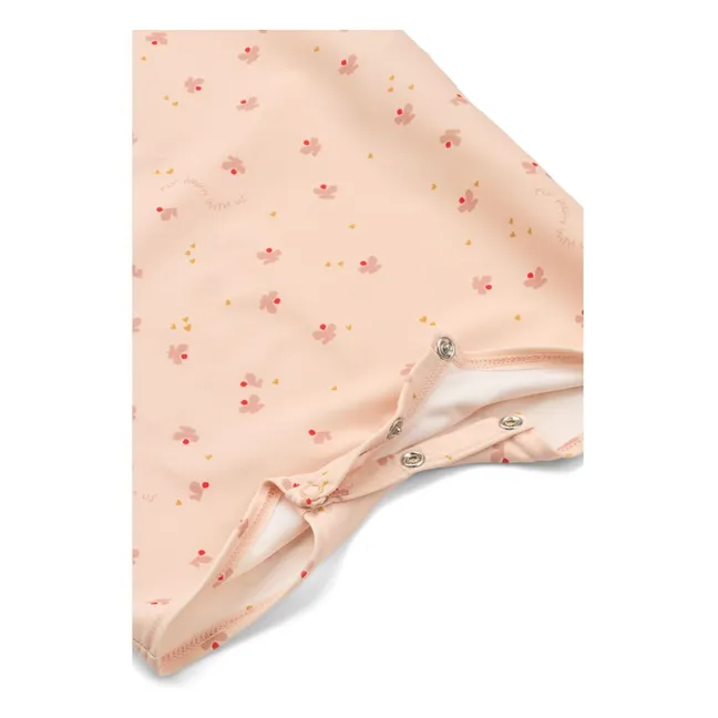Combinaison de Bain Anti-UV Thor Papillons Fibres Recyclées | Rose