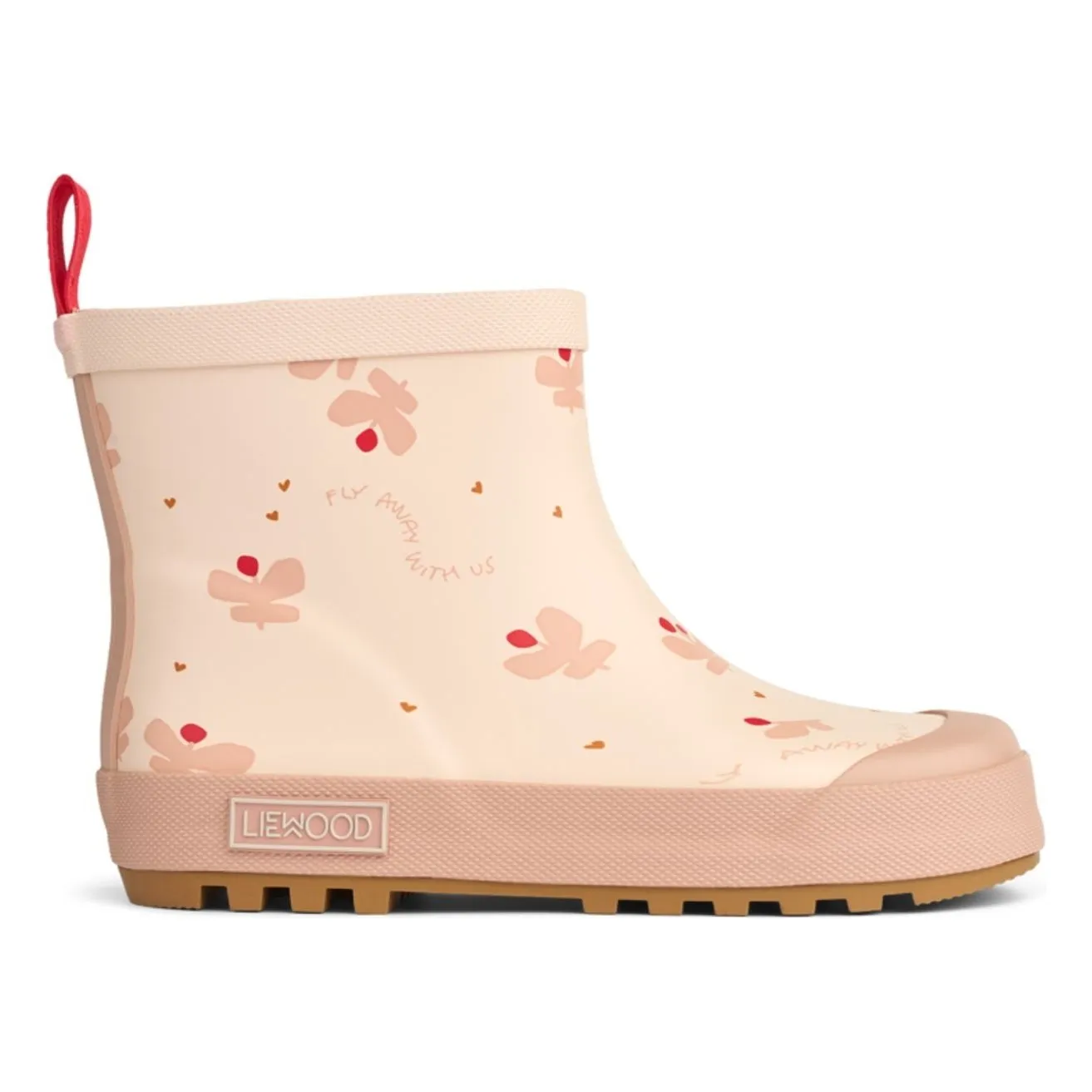 Liewood Pink Tekla Butterfly Rain Boots
