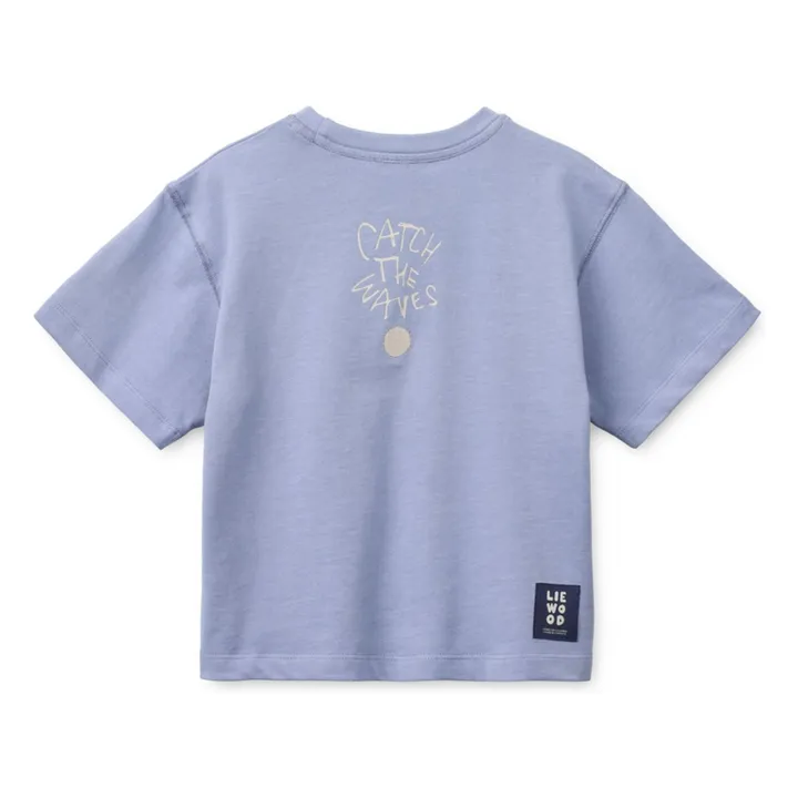 Camiseta de algodón orgánico Tyler Surf | Lavanda- Imagen del producto n°2