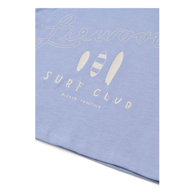 Camiseta de algodón orgánico Tyler Surf | Lavanda