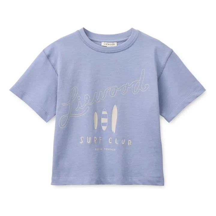 Camiseta de algodón orgánico Tyler Surf | Lavanda- Imagen del producto n°0