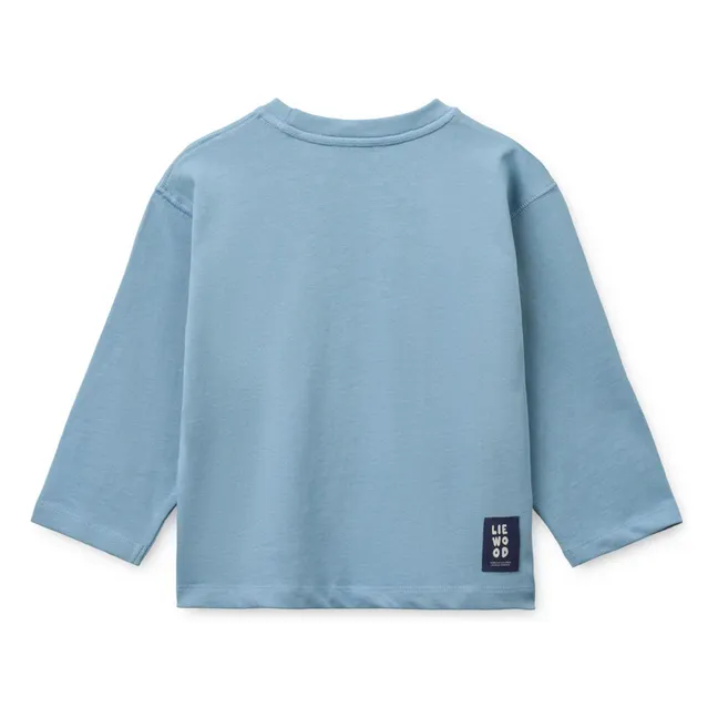 T-shirt Tyler Cool Kids Coton Bio | Bleu