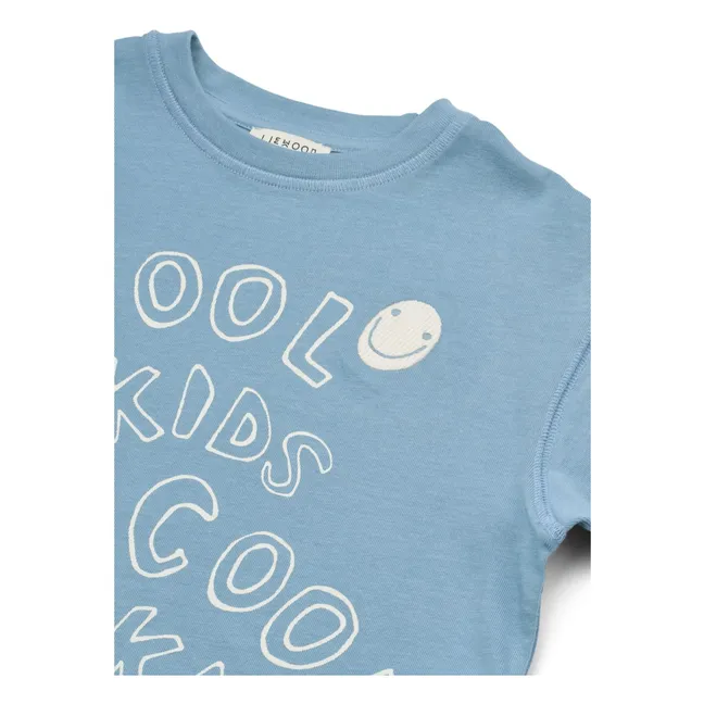 T-shirt Tyler Cool Kids Coton Bio | Bleu