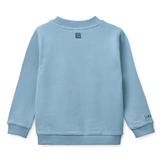 Thora Tigre organic cotton sweatshirt | Blue