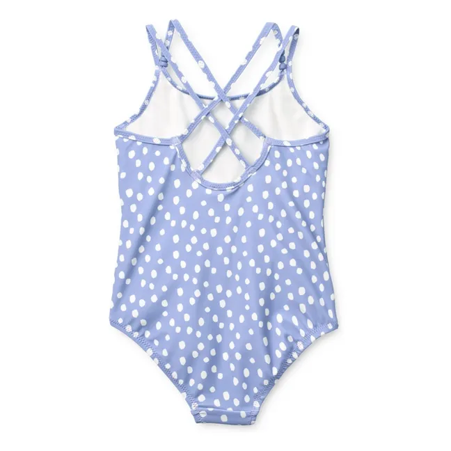 Maillot de Bain Suna Pois Fibres Recyclées | Lavande
