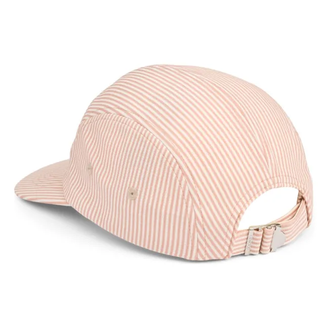 Casquette Rory Rayée Seersucker Coton Bio | Rose
