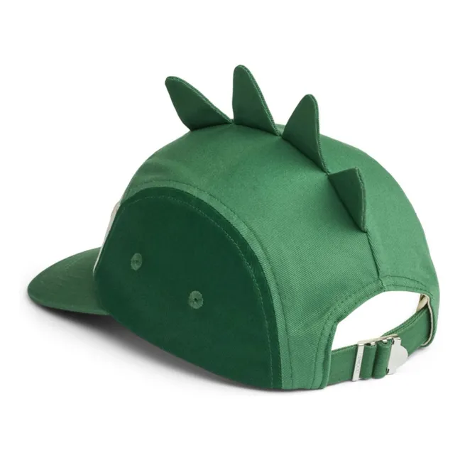 Rory Dinosaur organic cotton cap | Green