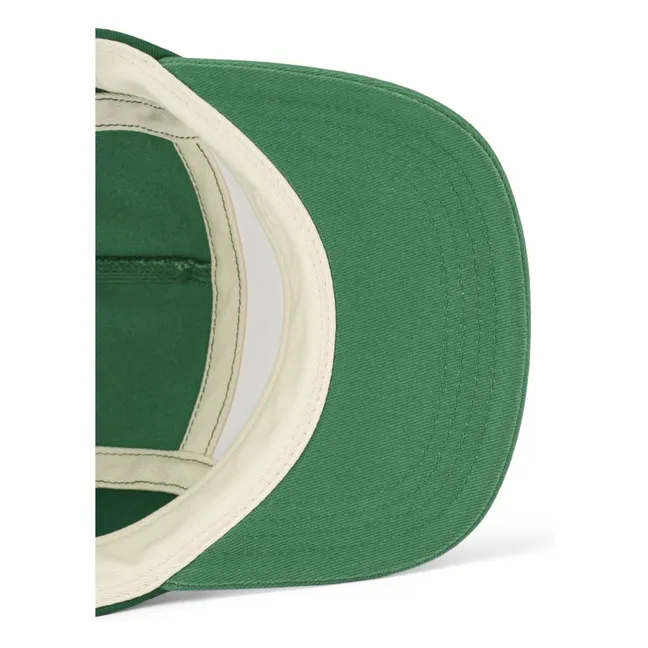 Rory Dinosaur organic cotton cap | Green