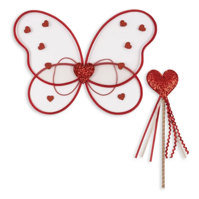 Disfraz de hada del corazón | Rojo