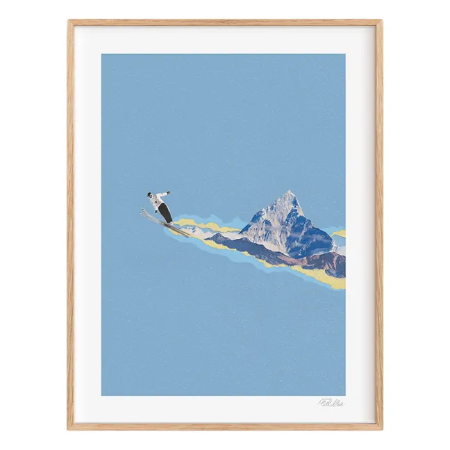 Affiche Mountain n°3 The Eagle - Édition Limitée | Bleu