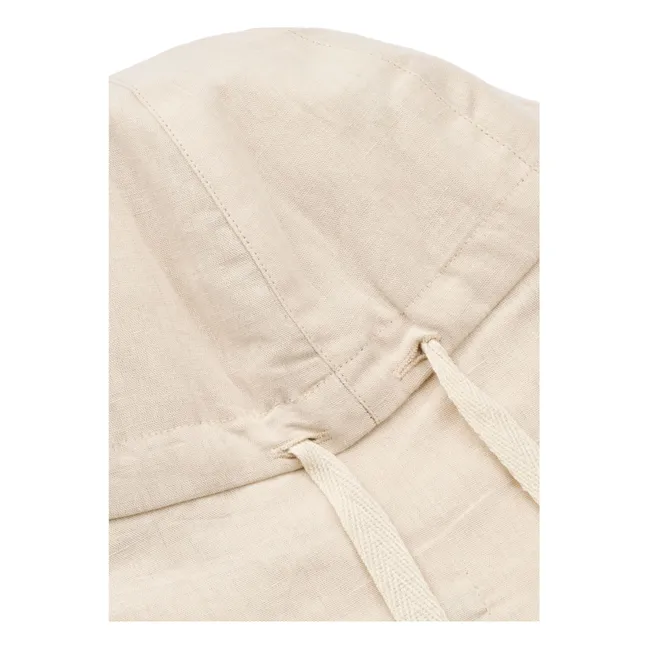 Gorm Panda cap Linen and organic cotton | Ecru