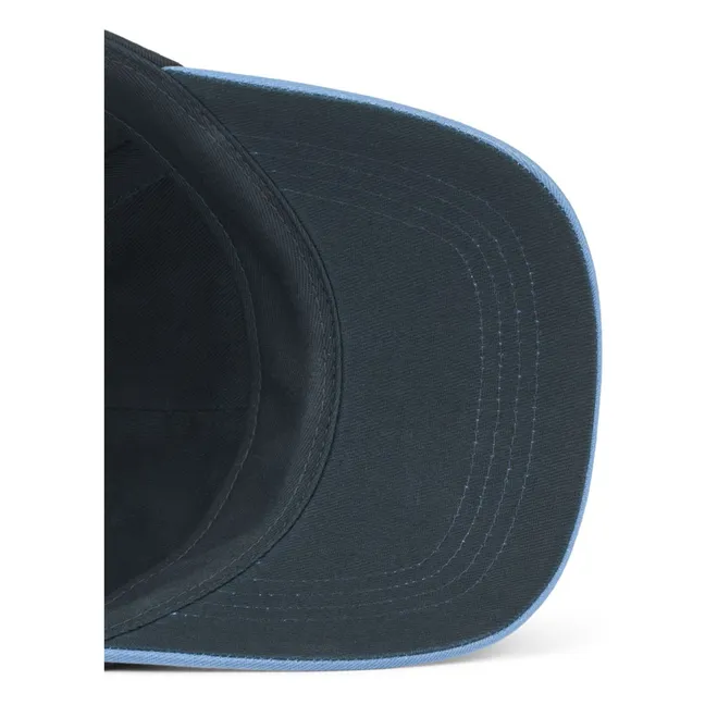Danny Tigre organic cotton cap | Azure blue