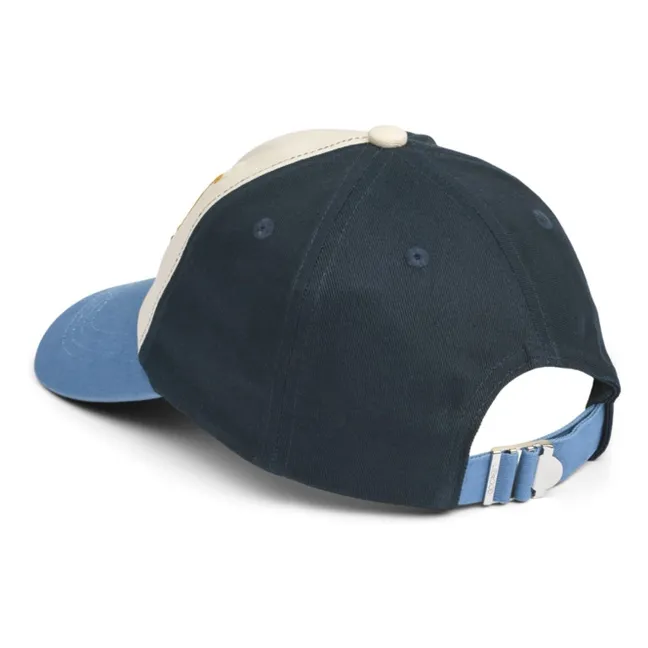 Danny Tigre organic cotton cap | Azure blue