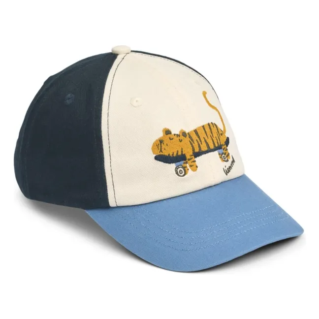 Cappello in cotone organico Danny Tiger | Blu acqua