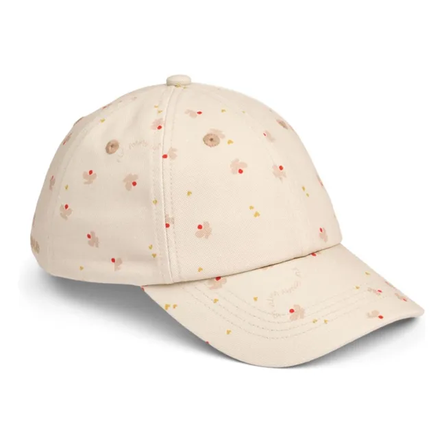 Casquette Danny Papillons Coton Bio | Ivoire