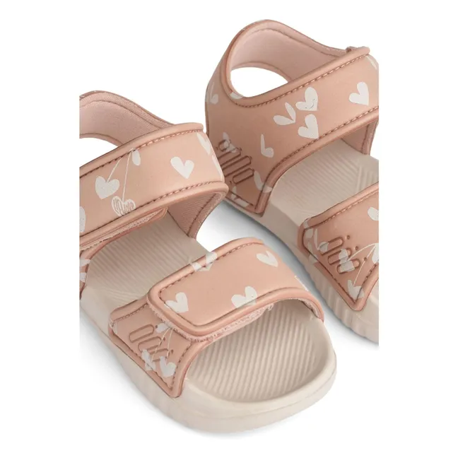 Sandales Blumer Cœurs | Rose