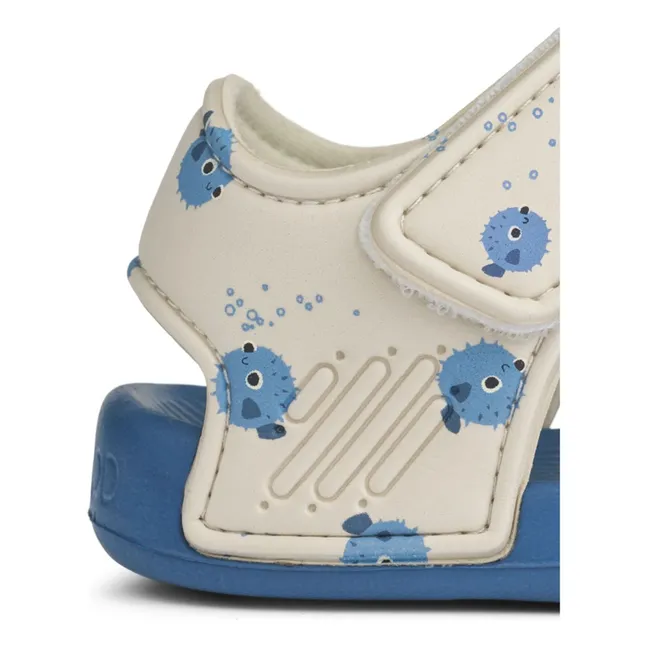 Sandales Blumer Poisson-Globe | Bleu